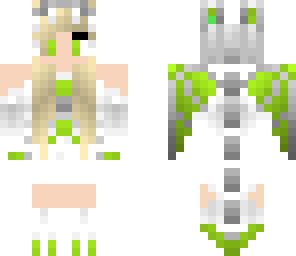 peridot green dragon girl