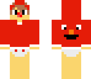 baby elmo boy skin with binky