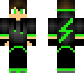 green lightning boy
