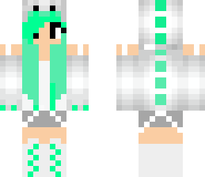 green dino girl