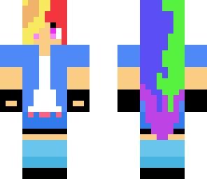 rainbow dash as a humen