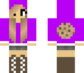 purple cookie girl