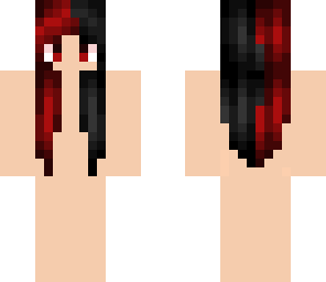 red and black hair base
