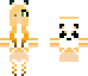 orange panda girl edit