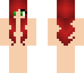 green eyed redhead girl base