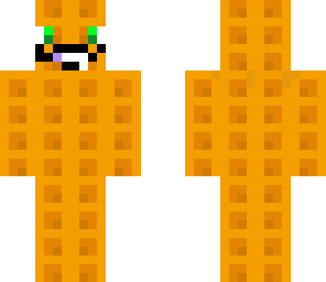 waffle with moustashe