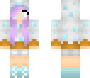 blue cake girl