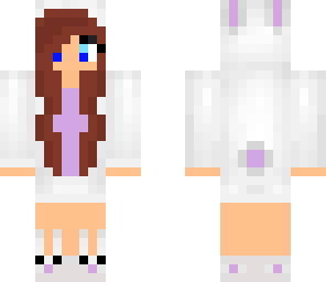 lavendar easter bunny girl