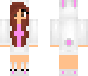 pink easter bunny girl