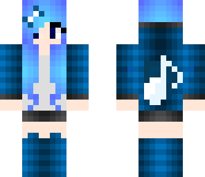 blue music girl