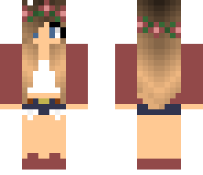flower crown girl