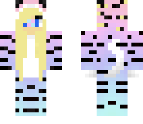 colorful tiger girl