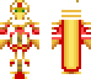 golden white knight