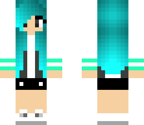 turquoise cute girl