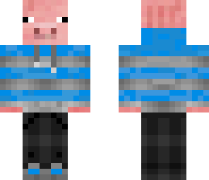 pig with hoodie