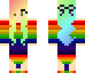 rainbow girl