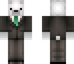 polar bear in tux