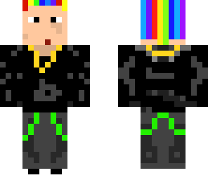 suit rainbow guy