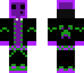 purple and green slime