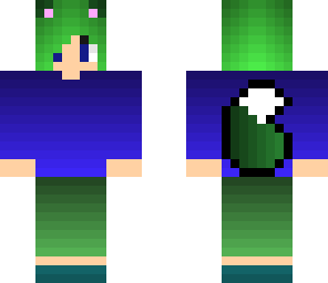 green wolfie girl