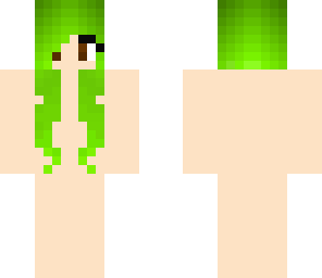 green hair