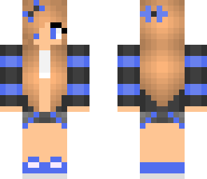 cute blue girl x3