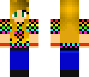 rainbow blond