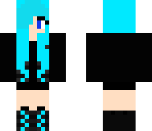 awesome blue girl