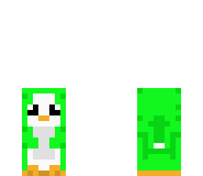 green penguin