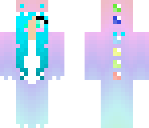 rainbow dino girl