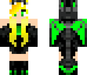 lime dragon girl