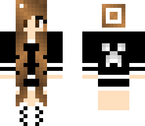 black and white