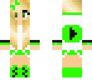 green youtube girl