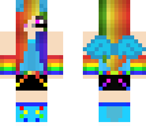 rainbow dash girl