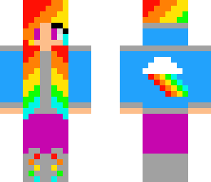 rainbow dash girl