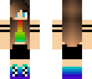 rainbow girl