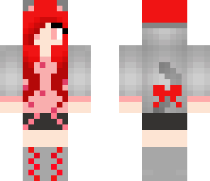 red nyan cat girl