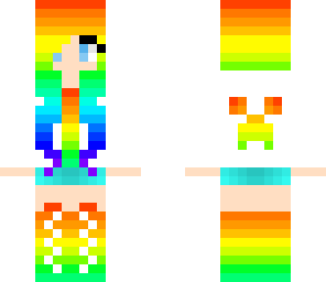 rainbow girl