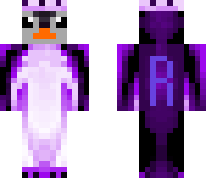 penguin purple