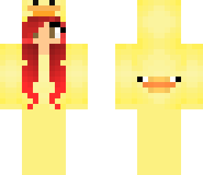 red hair duck