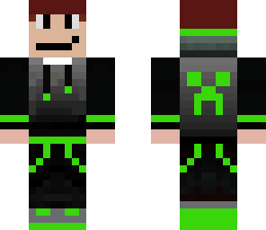 green hoodie man