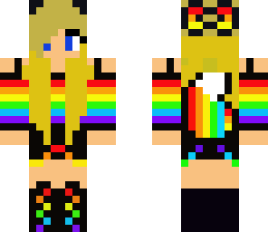 rainbow fox for my bff izzy
