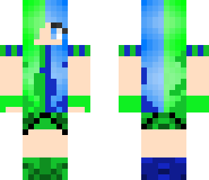 green apple girl