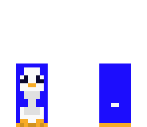 blue penguin edit of the pink penguin