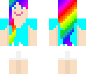 rainbow girl
