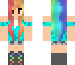 rainbow girl