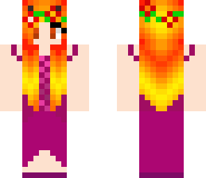 summer fire panda girl