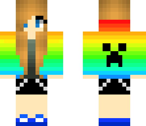 rainbow creeper girl