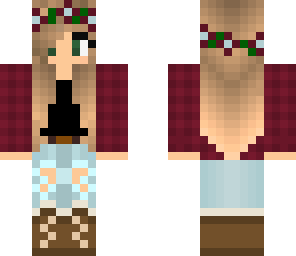 flower crown girl