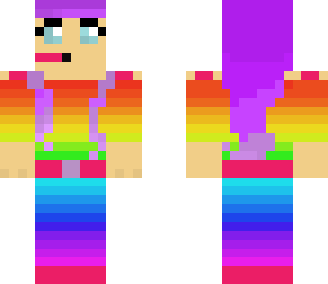 rainbow girl